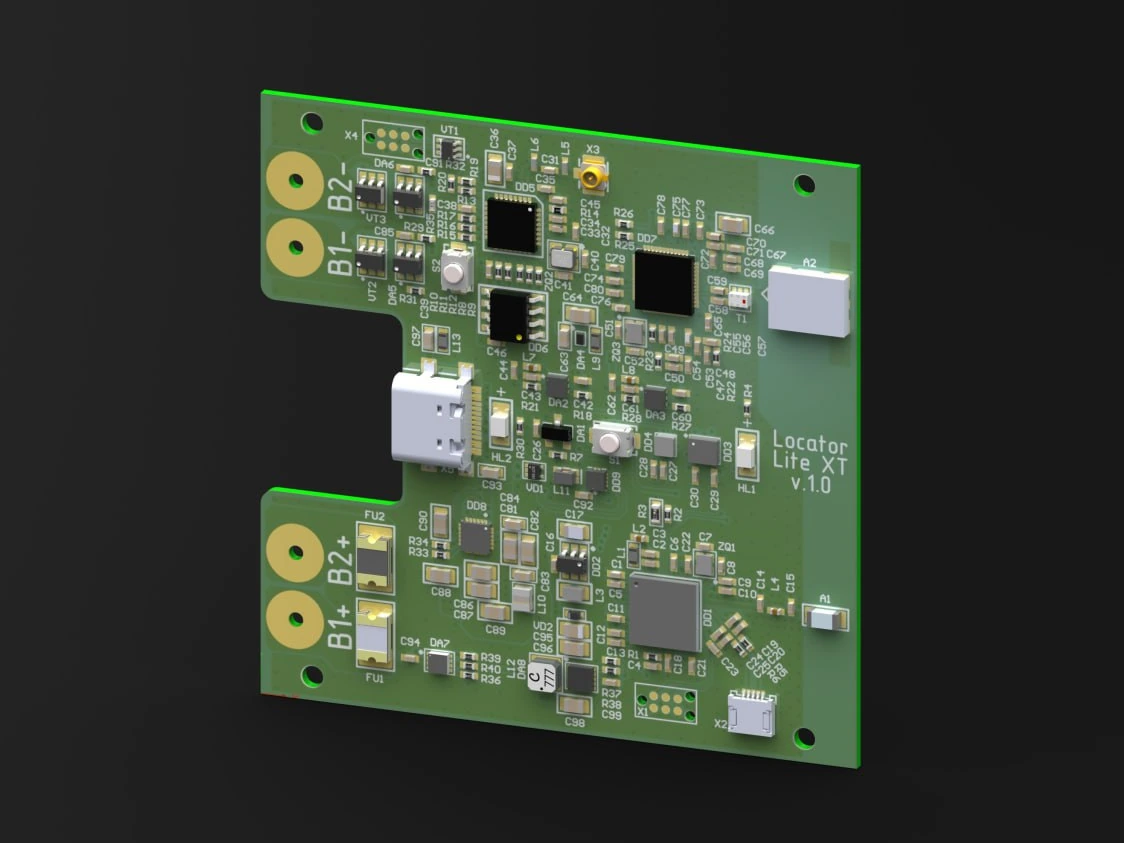 Locator Lite XT board for embedding into 3rd-party equipment